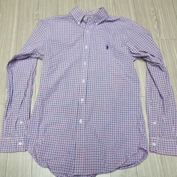 폴로 랄프로렌 체크 남방 긴팔 셔츠(95)