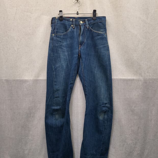 리바이스 레드 데님 청바지