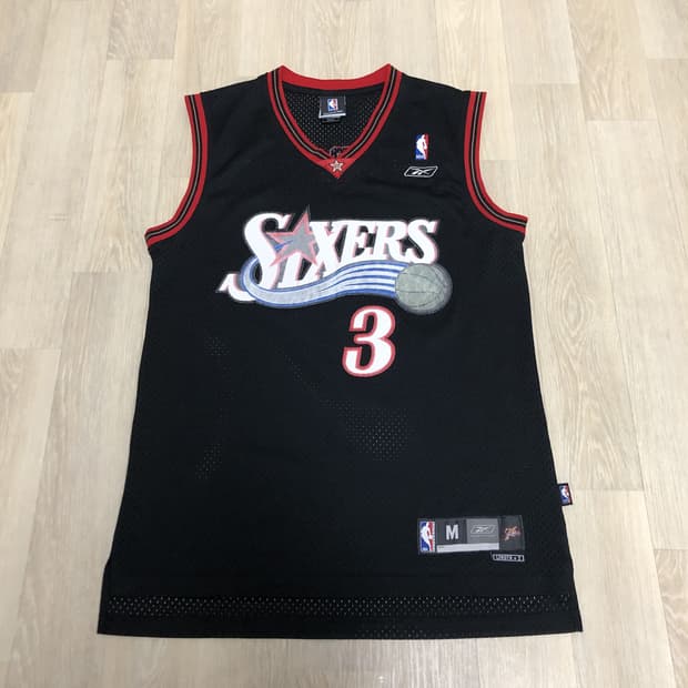 (M) 리복 NBA 스윙맨 필라델피아 식서스 아이버슨 유니폼 져지