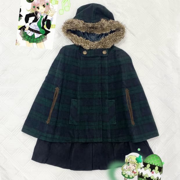 ꒰ঌ 캐릭캐릭체인지 스우 깔 그린 케이프 ໒꒱