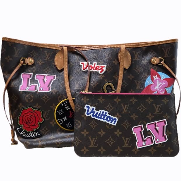 LOUIS VUITTON 루이비통 패치 네버풀 MM
