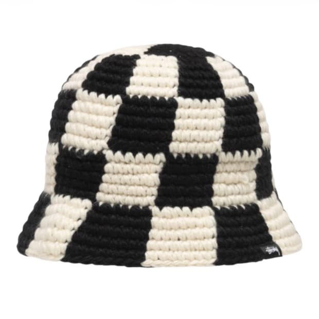 스투시 니트 버킷햇