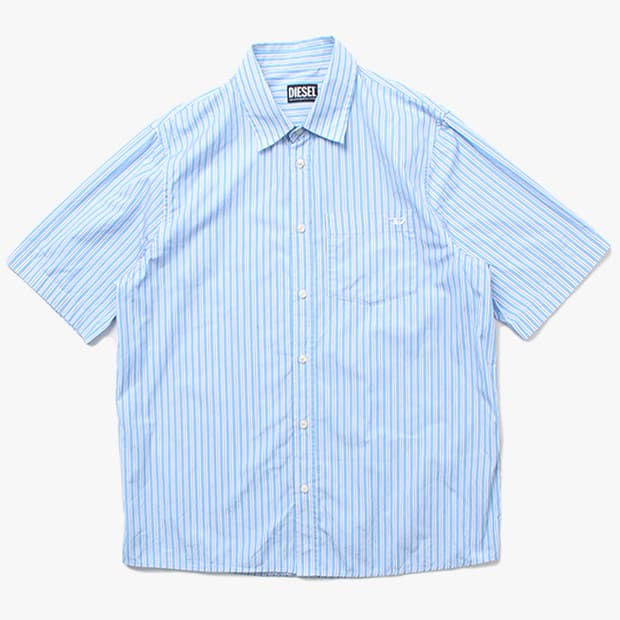  DIESEL "Stripe Half Shirts"