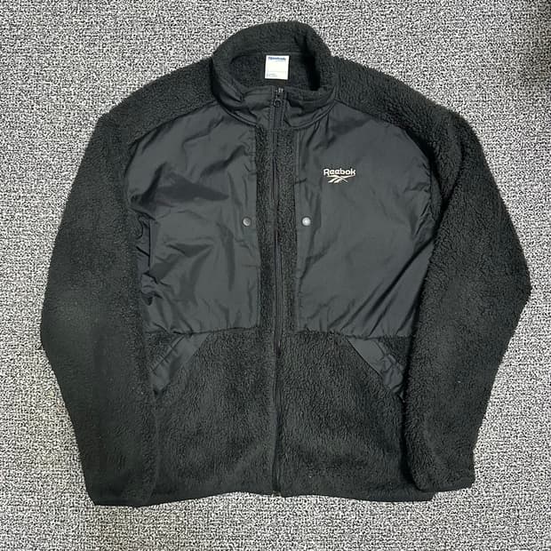 (L) 리복 양털 뽀글이 플리스 자켓