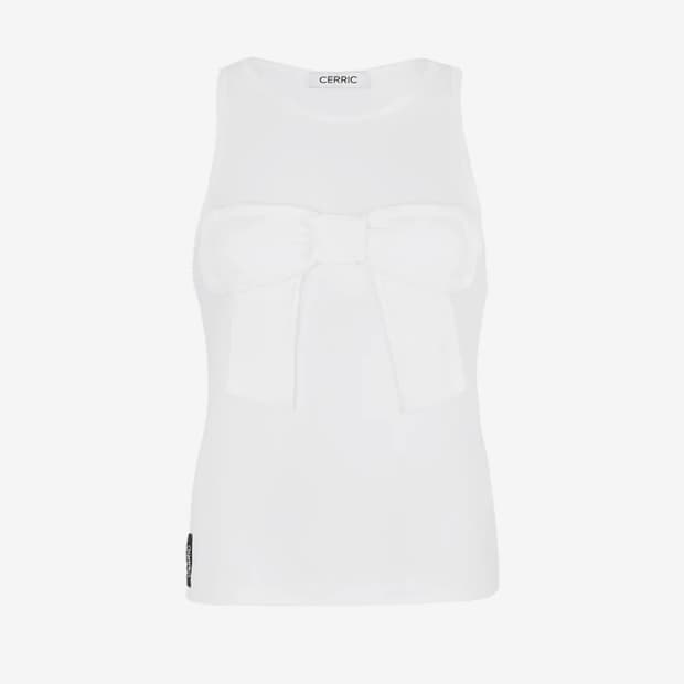 세릭 리본 슬리브리스 CERRIC RIBBON SLEEVELESS 