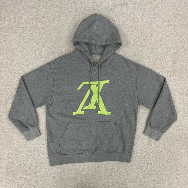 [L] 남성 자수 빅로고 후드티 3925