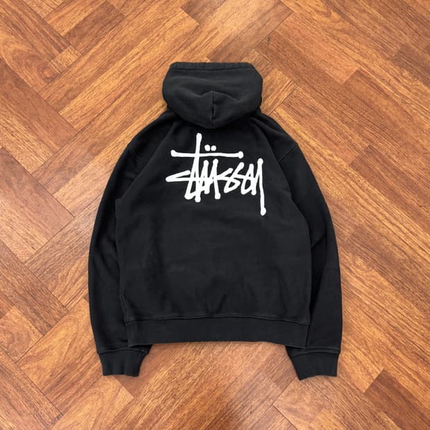 L Stussy 스투시 베이직 후드 티셔츠
