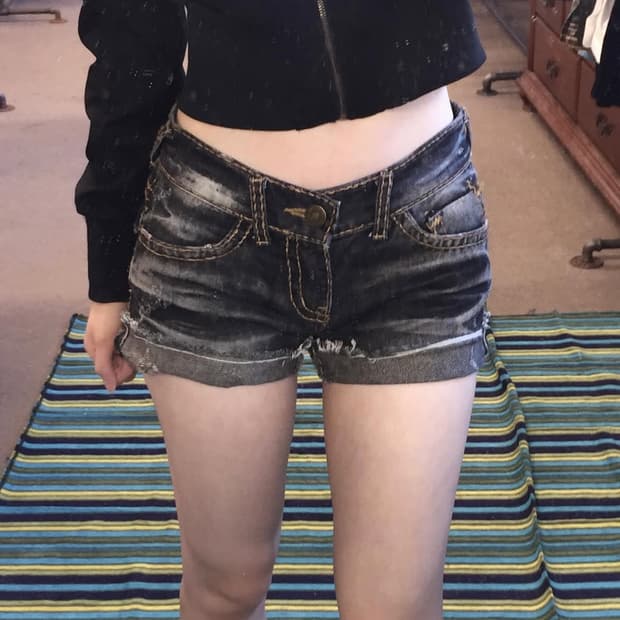 HOWLUK 데님 숏 팬츠