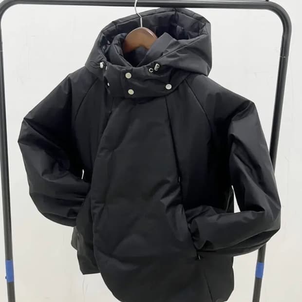 음양 커브드 패딩