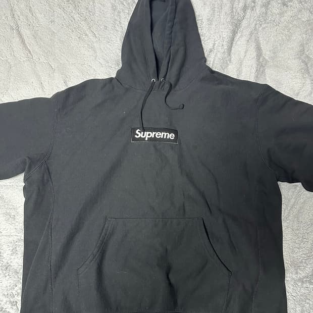 슈프림 박스로고 후드 24FW 블랙 XL팝니다