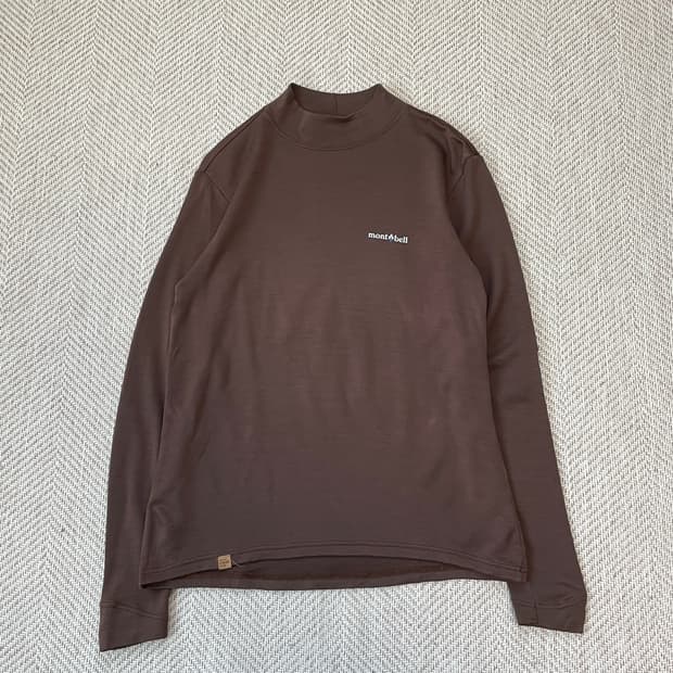 몽벨 브라운 롱슬리브 J03663