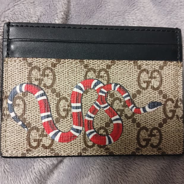 구찌 스네이크 카드지갑