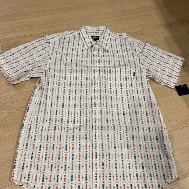 올드 스투시 아카이브 프린팅셔츠 made in usa