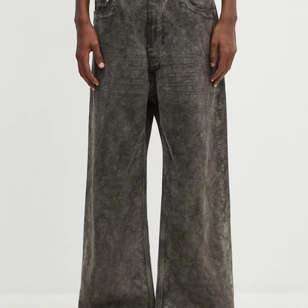 릭오웬스 몰스킨 geth jeans 