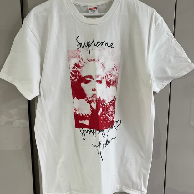 슈프림 마돈나 프린팅 티셔츠 L