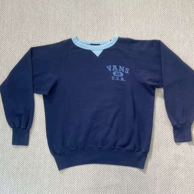 9~00s 올드 van 반스 거셋 스웻셔츠 
