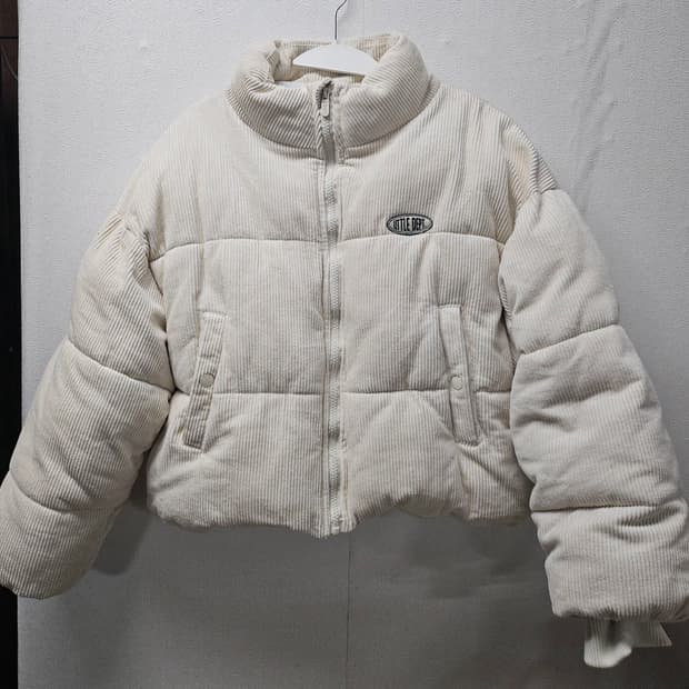 리틀뎁 키즈 코듀로이 패딩 점퍼 Ivory  여성66