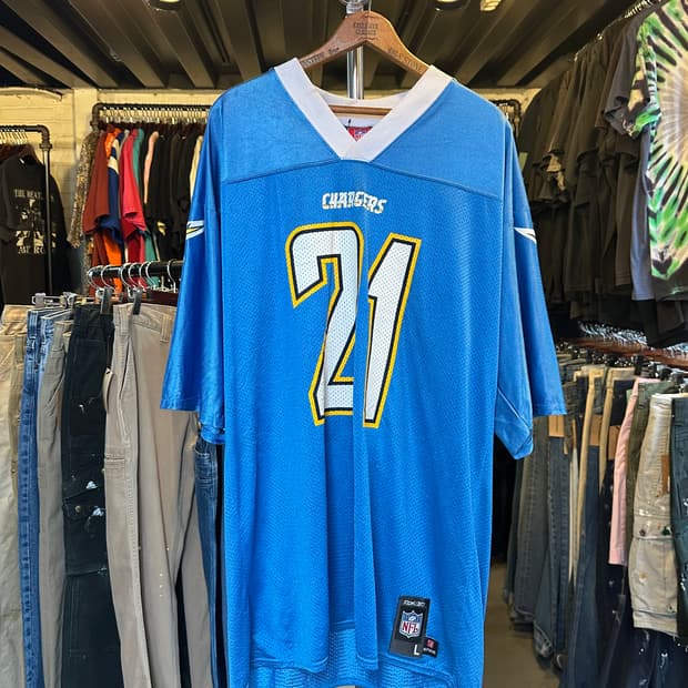 리복 NFL 풋볼 Los Angeles Chargers 메쉬 져지