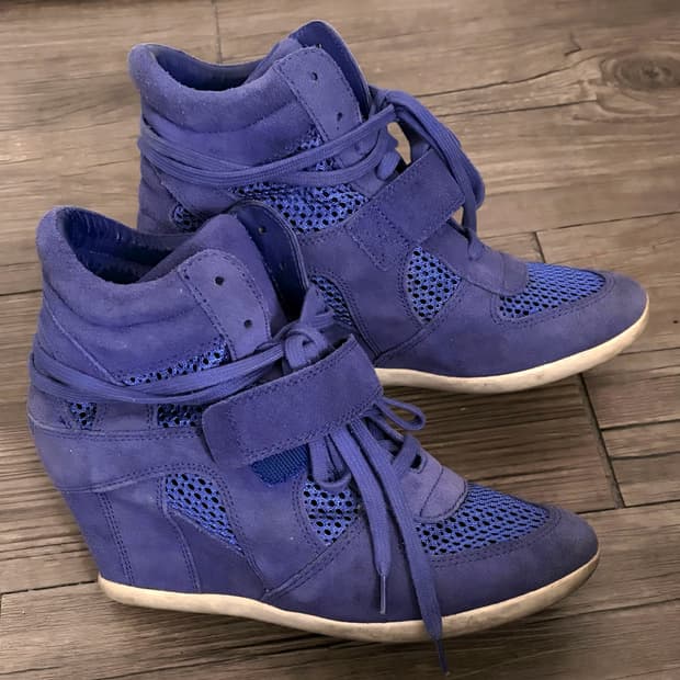 Ash 매쉬 하이탑 스니커즈 38