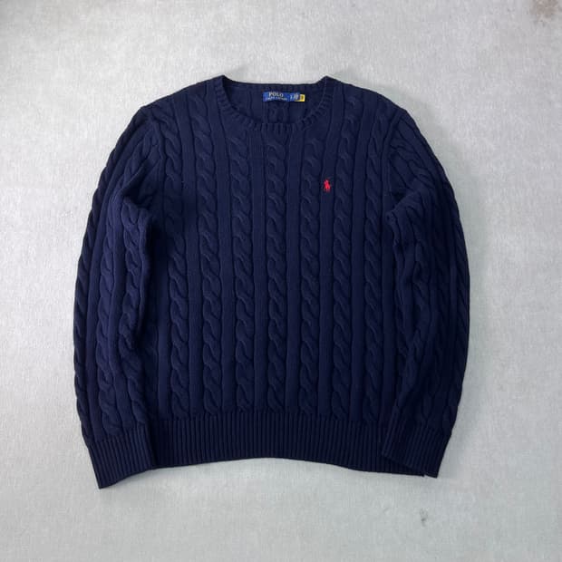 105 폴로랄프로렌 신형라벨 꽈배기 니트