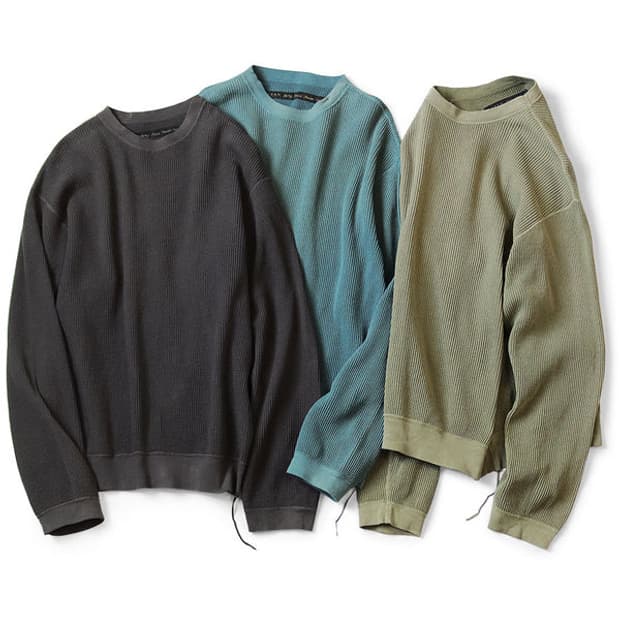 캐피탈 에코 와플 맨투맨