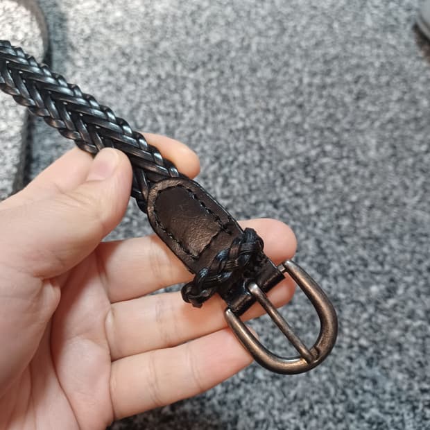 빈티지 여성 벨트 블랙