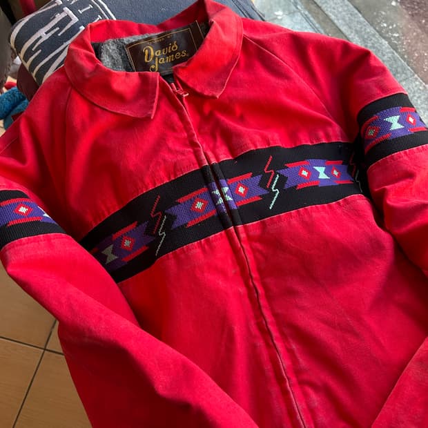 80,90‘s James davis 아즈텍 워크자켓