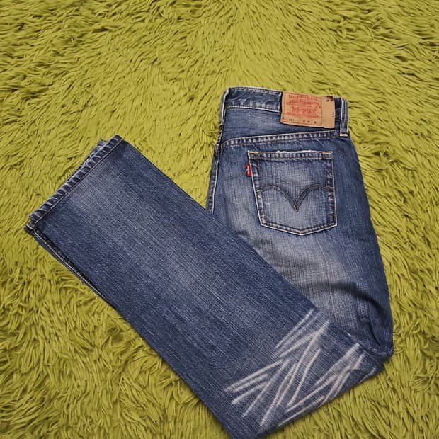 리바이스 501 레귤러 빈티지 스트레이트 진