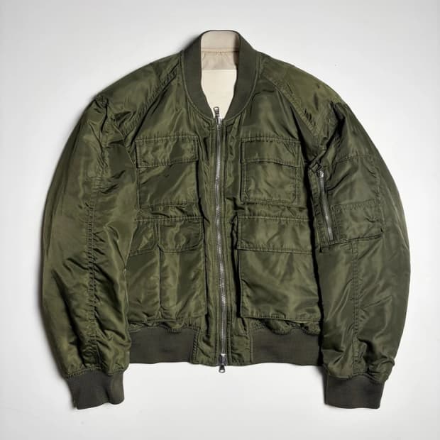우영미 리버시블 MA-1 항공 점퍼 R1294