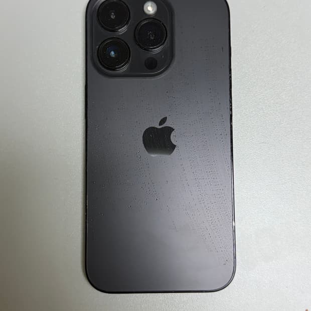 아이폰14pro 256g 블랙 케이스포함 저렴하게 판매!