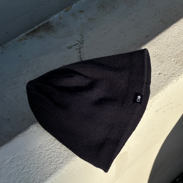 [F] 아이더 네이비 플리스 비니 모자