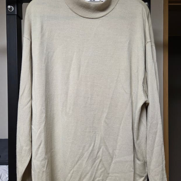 유니클로u 모크넥 니트 xl