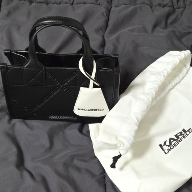 칼라거펠트 미니 토트백 (새상품)