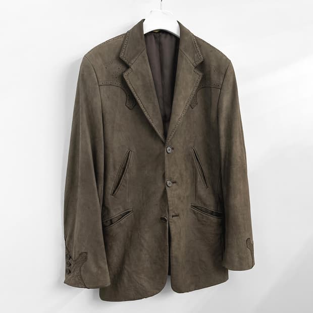 빈티지 폴스미스 카우하이드 웨스턴 자켓