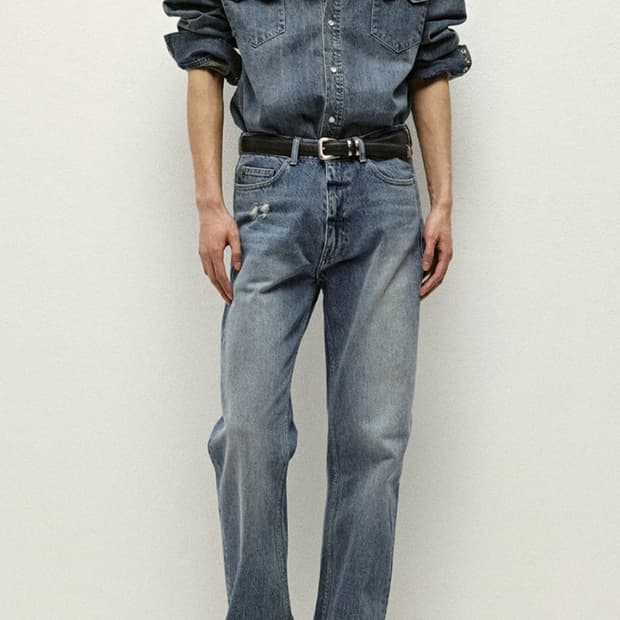 savage 세비지 웨스턴 데님셔츠 m