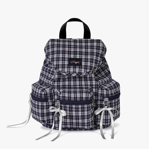 페넥 백팩 가방 BERRY POCKET BACKPACK 체크그레이