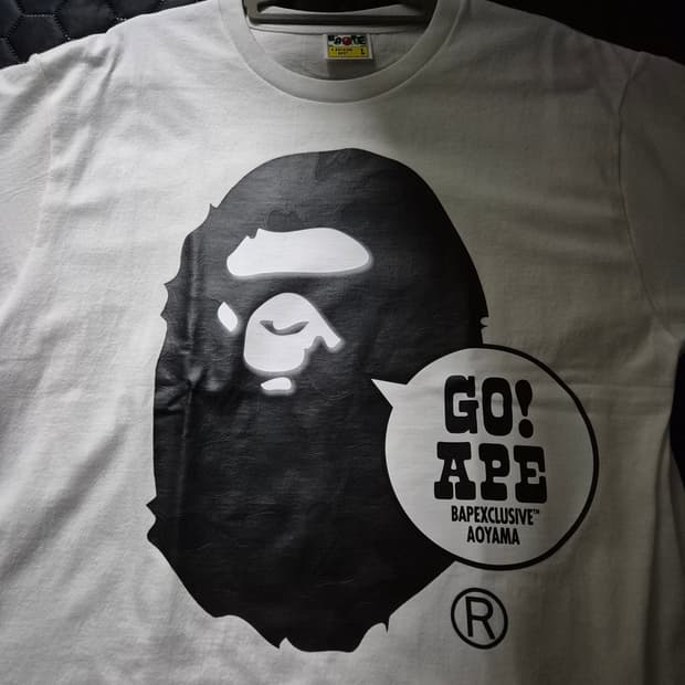 급처) 베이프 A BATHING APE GO! APE 반팔