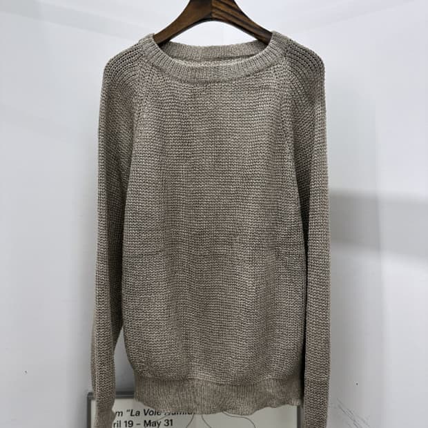JPN LINEN KNIT (men's M, women's FREE)