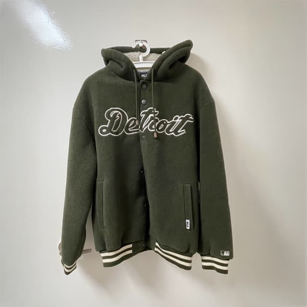 MLB 쉐르파 후드 야구자켓 스타디움 자켓 바시티 자켓