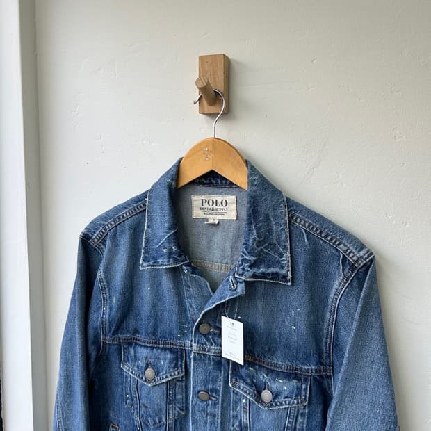 16048 - 폴로 데님앤서플라이 데님 페인팅 트러커 자켓
