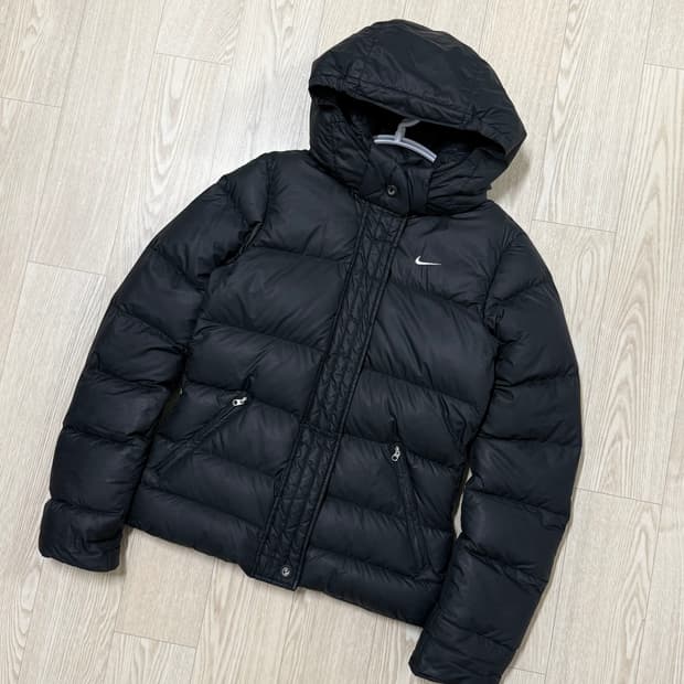 여성 S / 나이키 덕다운 블랙 패딩