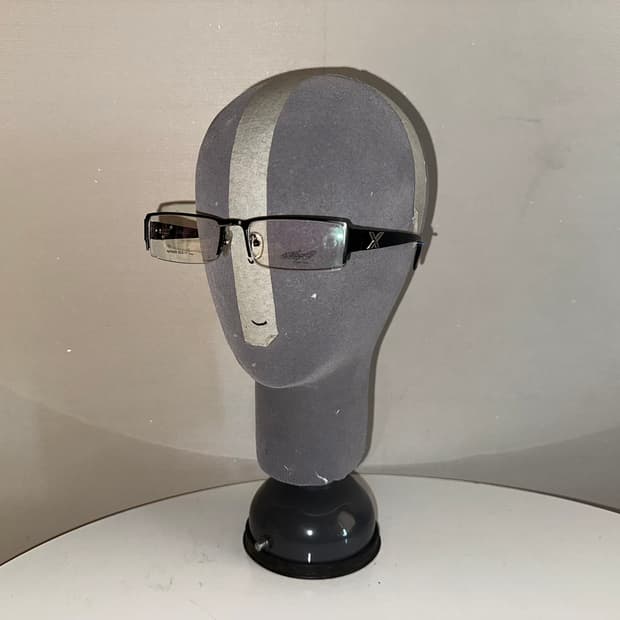 빈티지 반무테 안경