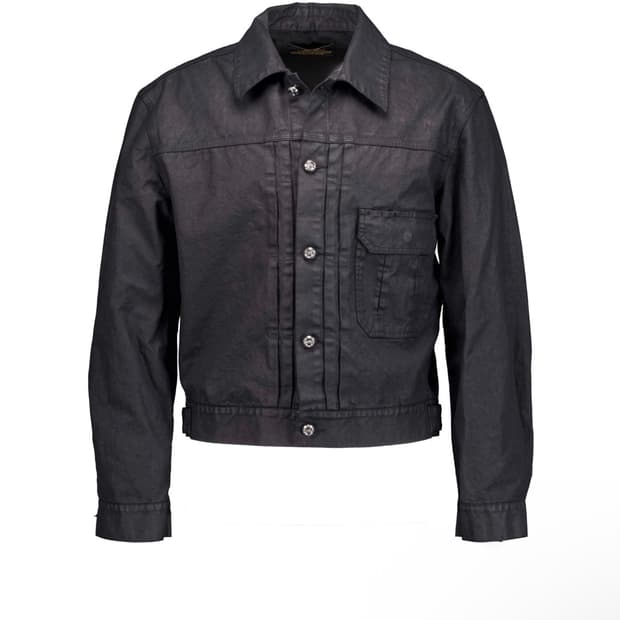 포그서비스 코팅 밀리터리 트러커 자켓