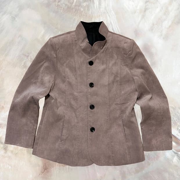 빈티지 스웨이드 블레이저 자켓