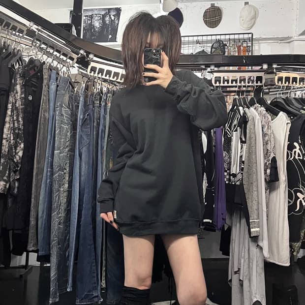 칼하트 블랙 맨투맨