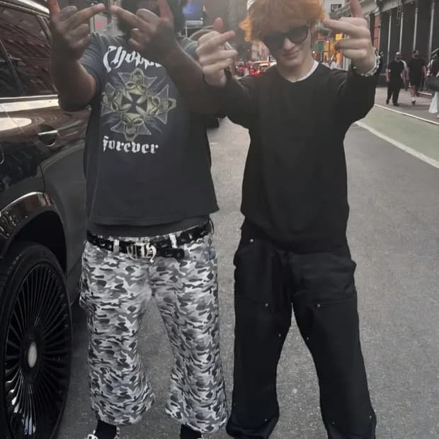 [XXL] Y2K 빈티지 차퍼스 스컬 티셔츠 영로드 블랙