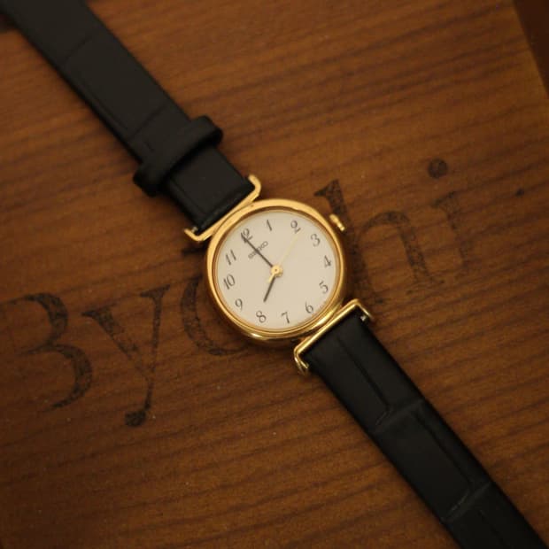[Seiko] 세이코 아라빅 다이얼 미니 골드 워치