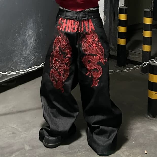 콰스 Shibuya Denim Pants