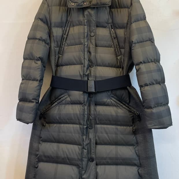 버버리 덕다운 벨트패딩 오리털롱패딩:) (드라이완료)