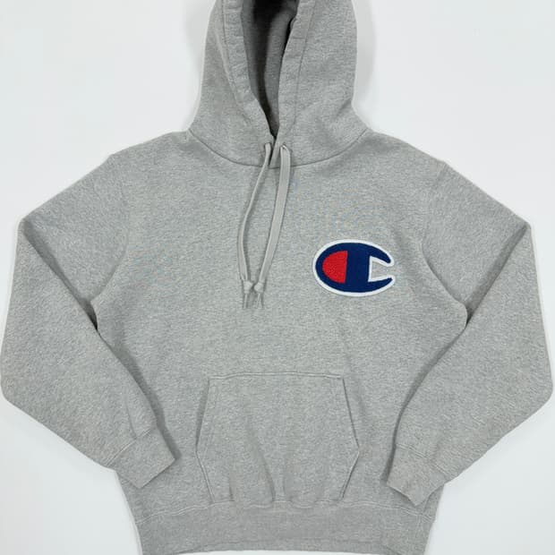 챔피온 재팬 빅로고 후드티